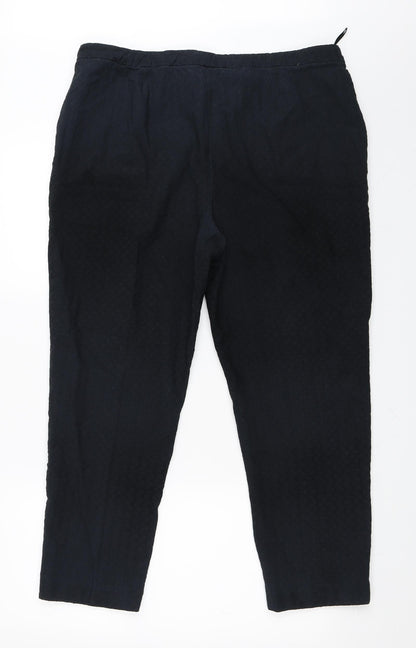 Womens UK Size 18 Marks and Spencer Regular Fit  Black Trousers