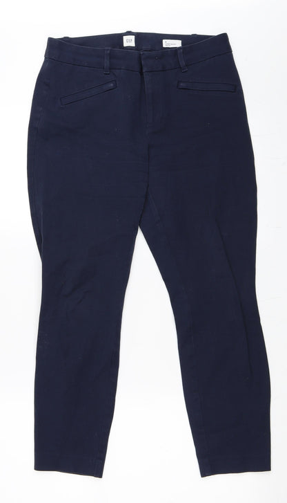 Gap Womens Blue   Trousers  Size 8 L26 in