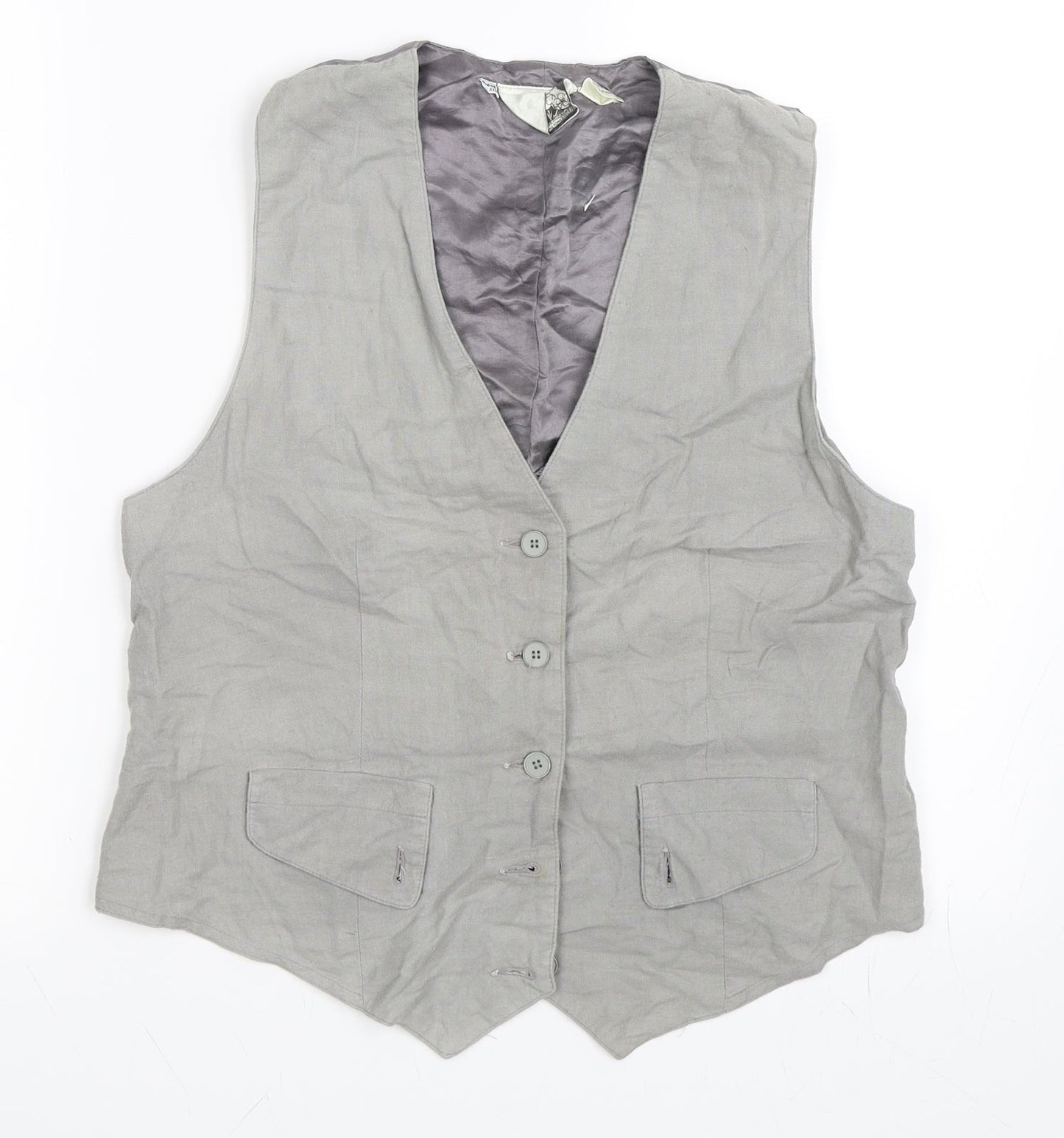 Jasmine and Bread Mens Grey   Jacket Suit Waistcoat One Size