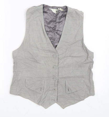 Jasmine and Bread Mens Grey   Jacket Suit Waistcoat One Size