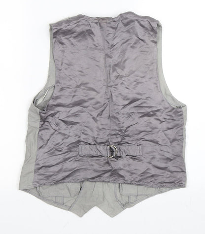 Jasmine and Bread Mens Grey   Jacket Suit Waistcoat One Size