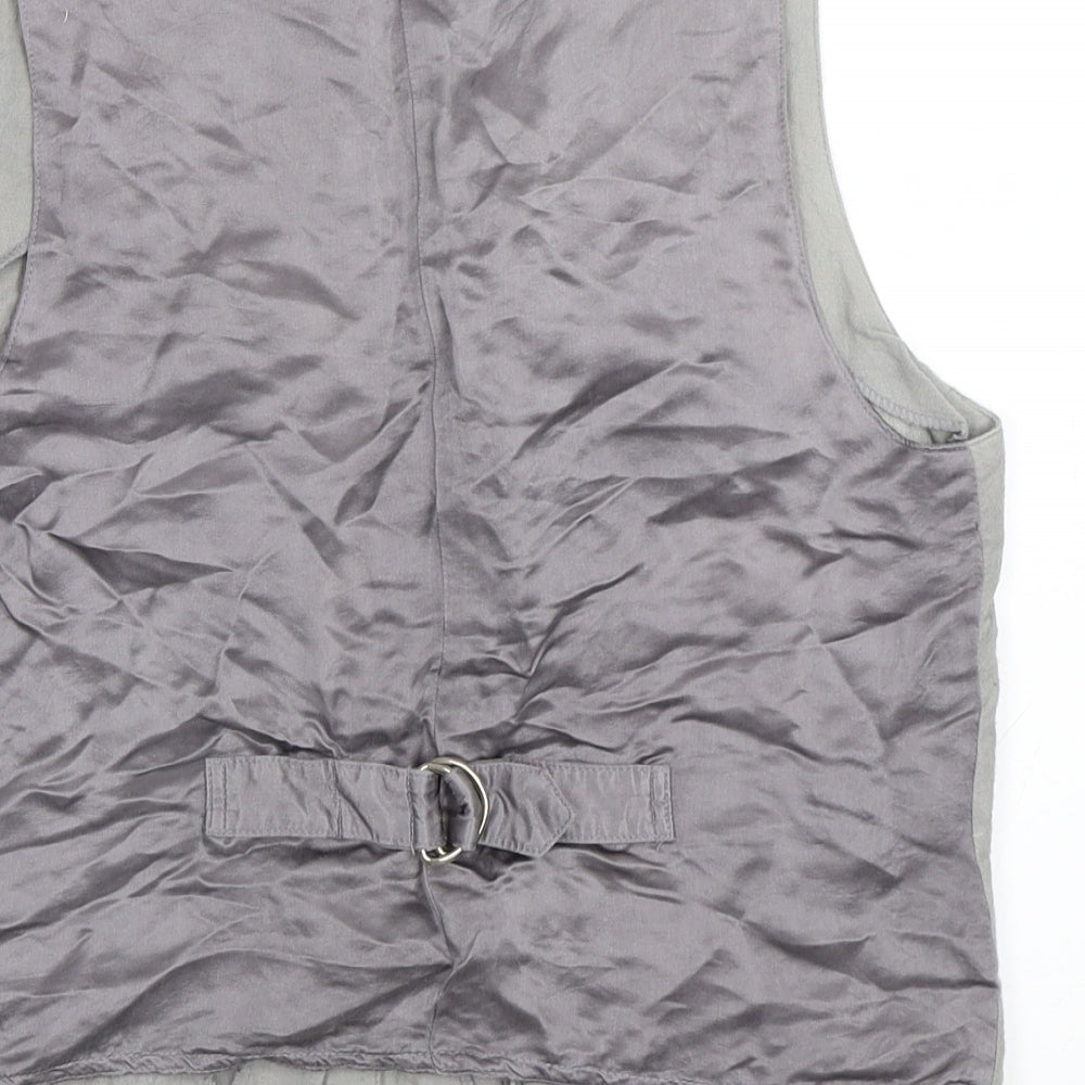 Jasmine and Bread Mens Grey   Jacket Suit Waistcoat One Size