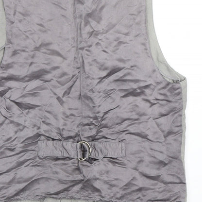 Jasmine and Bread Mens Grey   Jacket Suit Waistcoat One Size