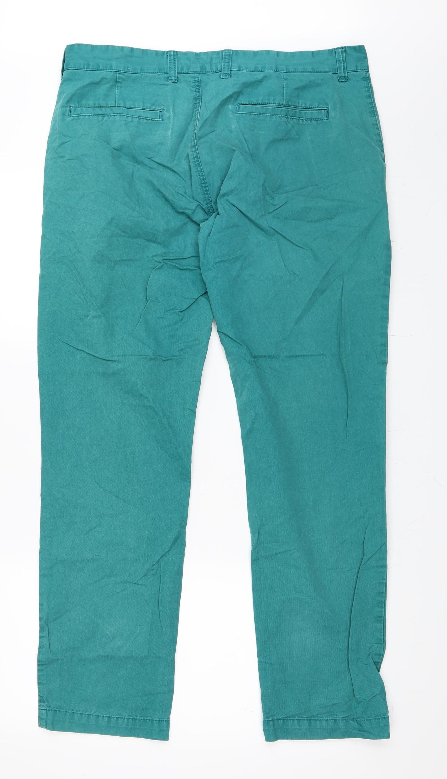 Womens UK Size 36 in Woolworths Regular Fit Chino Green Trousers