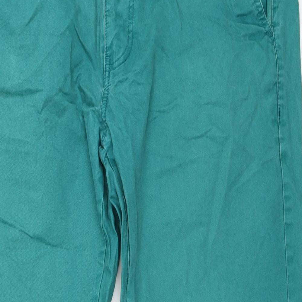 Womens UK Size 36 in Woolworths Regular Fit Chino Green Trousers