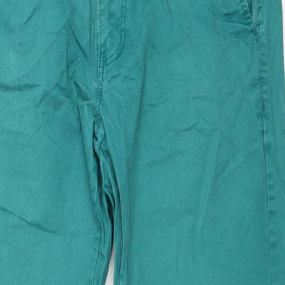 Womens UK Size 36 in Woolworths Regular Fit Chino Green Trousers