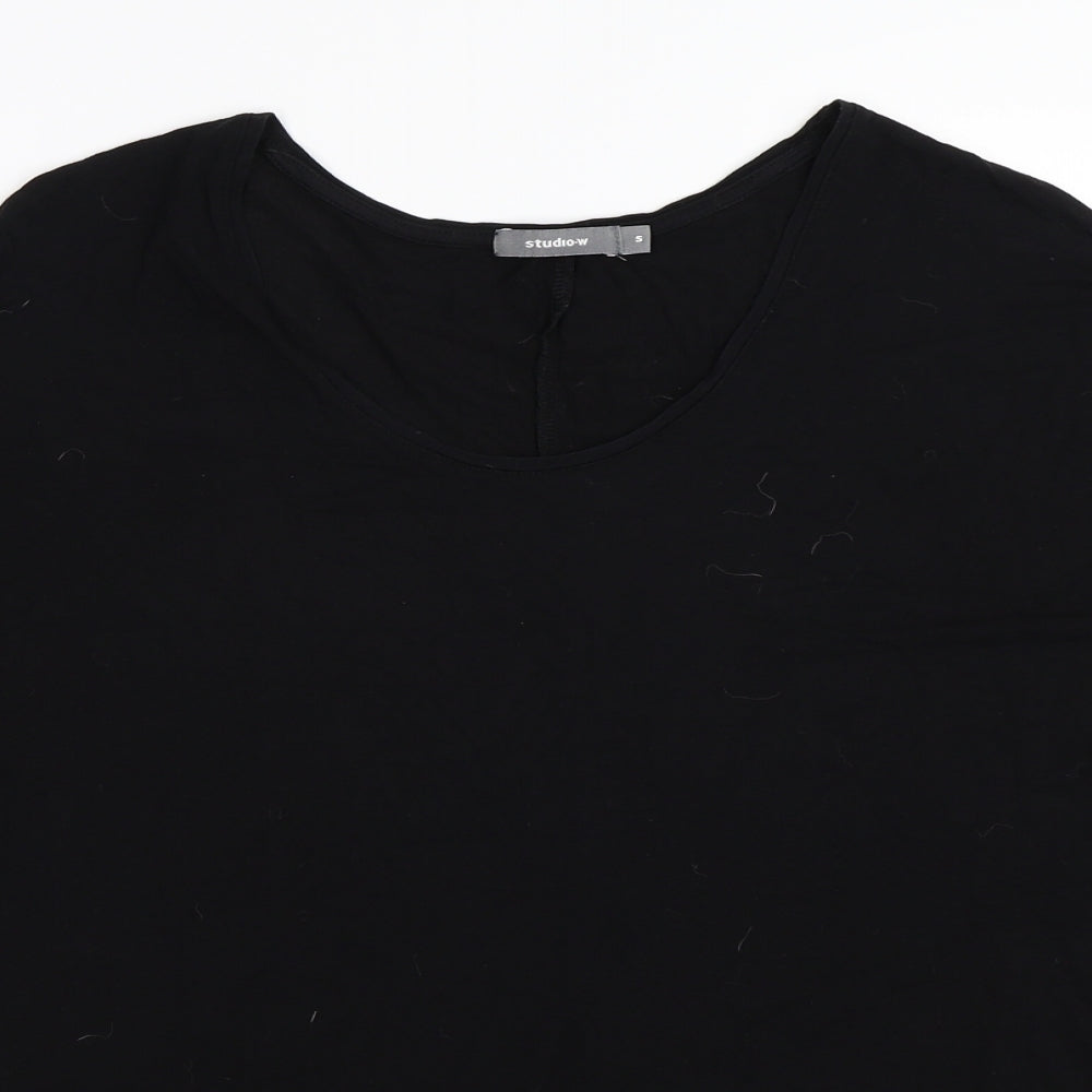 Studio W Womens Black   Basic T-Shirt Size S