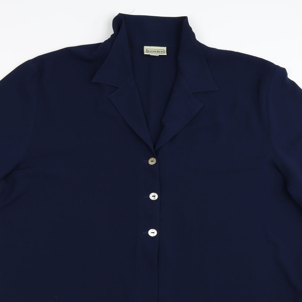 Fosby Womens Blue   Jacket  Size 16