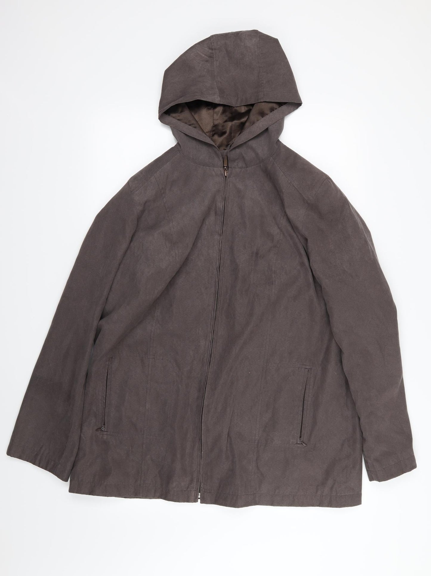Womens UK Size M Bonmarché Brown Overcoat