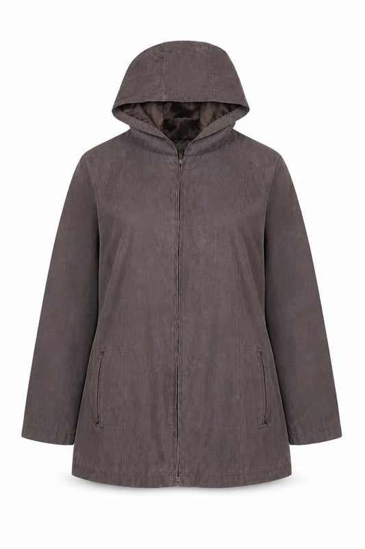 Womens UK Size M Bonmarché Brown Overcoat