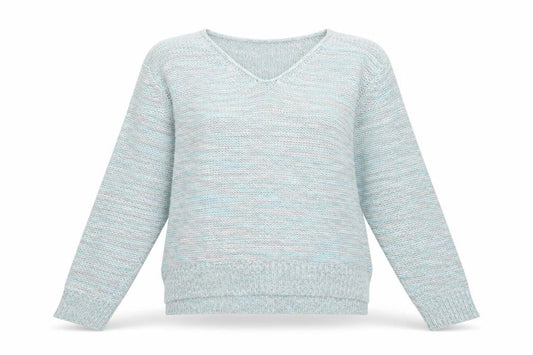 Papaya Womens Blue  Knit Pullover Jumper Size M