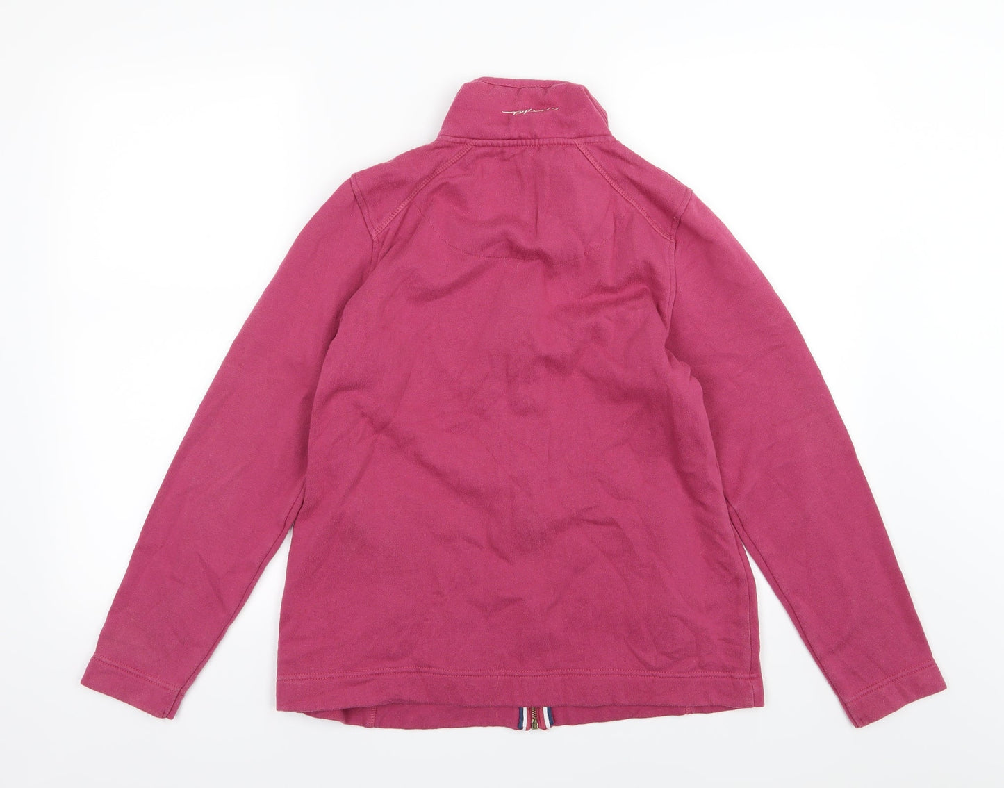 Tayberry Womens Pink  Jersey Full Zip Sweatshirt Size S