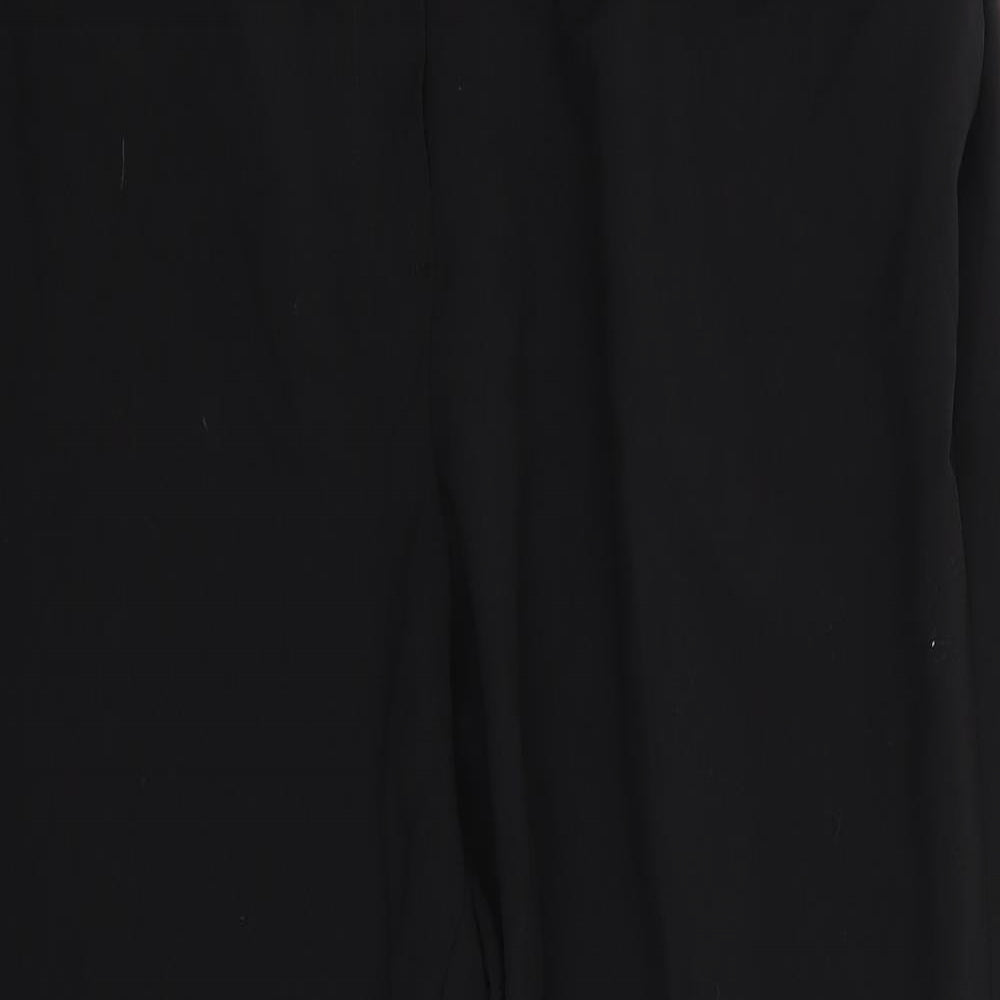 Womens UK Size 22 Essential Collection Regular Fit  Black Trousers