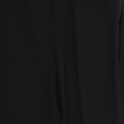 Womens UK Size 22 Essential Collection Regular Fit  Black Trousers