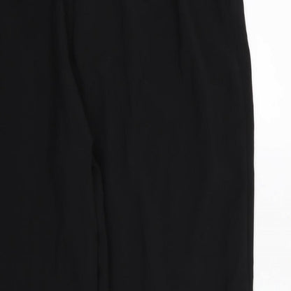 Womens UK Size 22 Essential Collection Regular Fit  Black Trousers