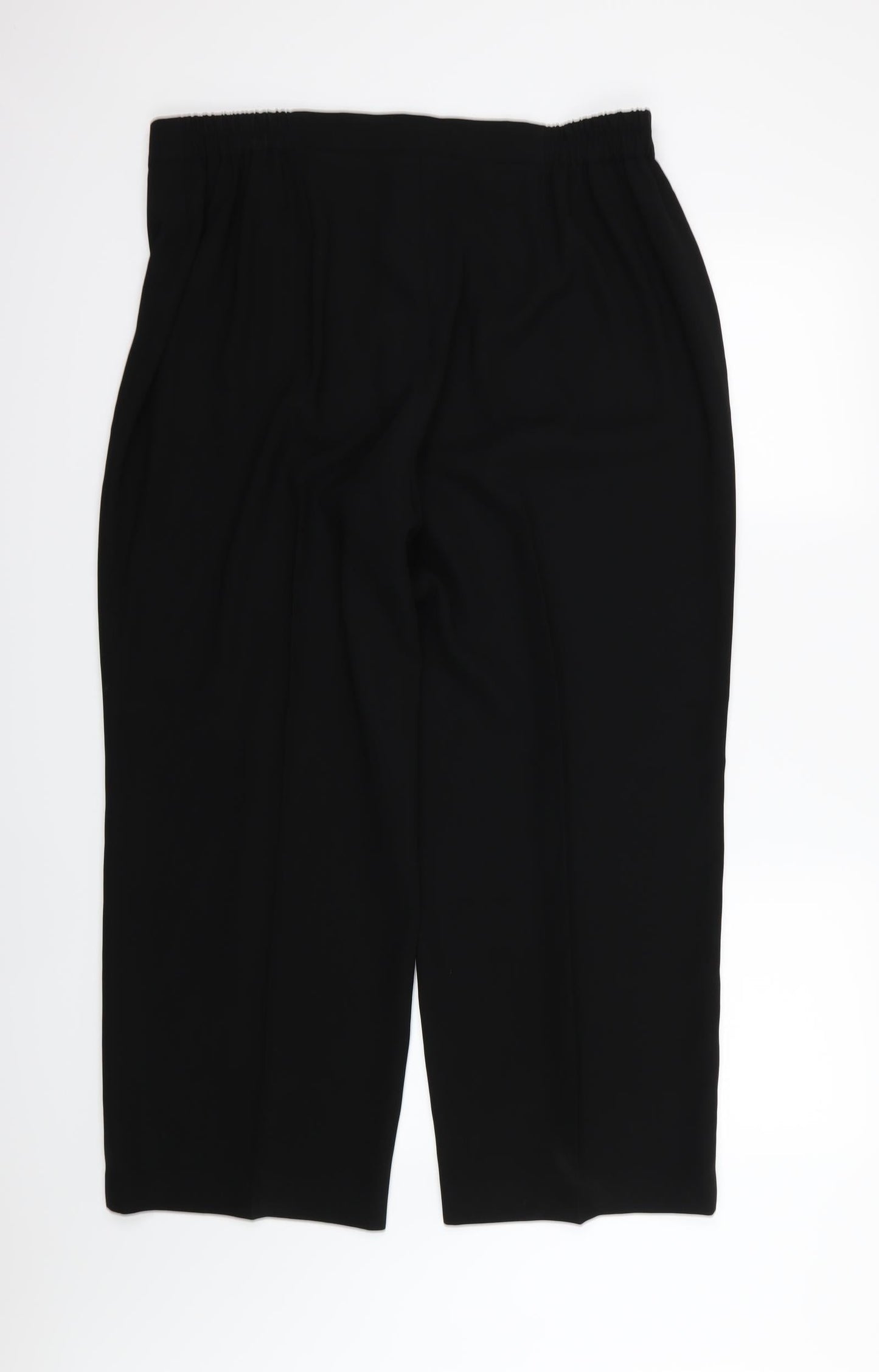 Louben Womens Black  Rayon Trousers  Size 40 in L28 in