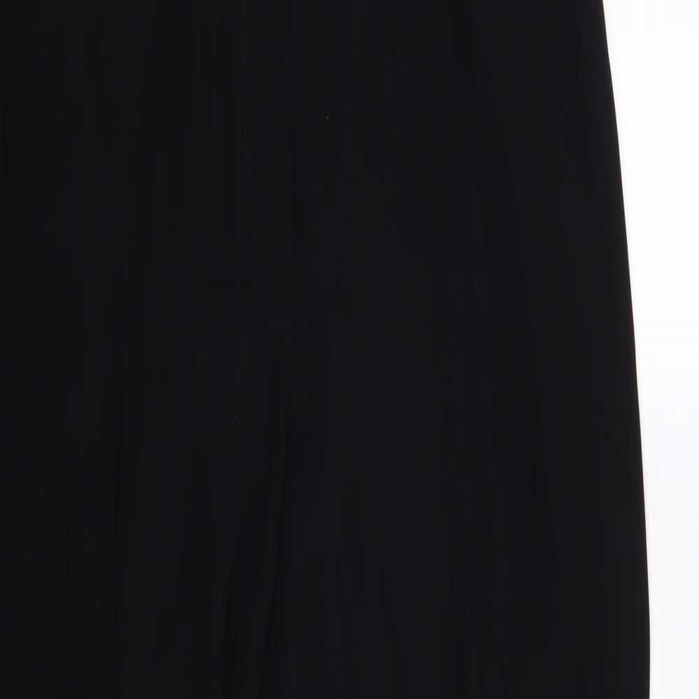 Louben Womens Black  Rayon Trousers  Size 40 in L28 in