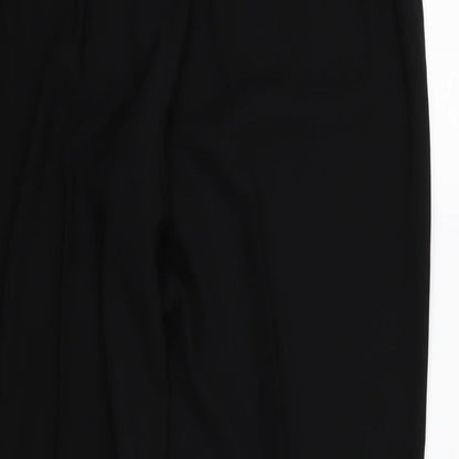 Louben Womens Black  Rayon Trousers  Size 40 in L28 in