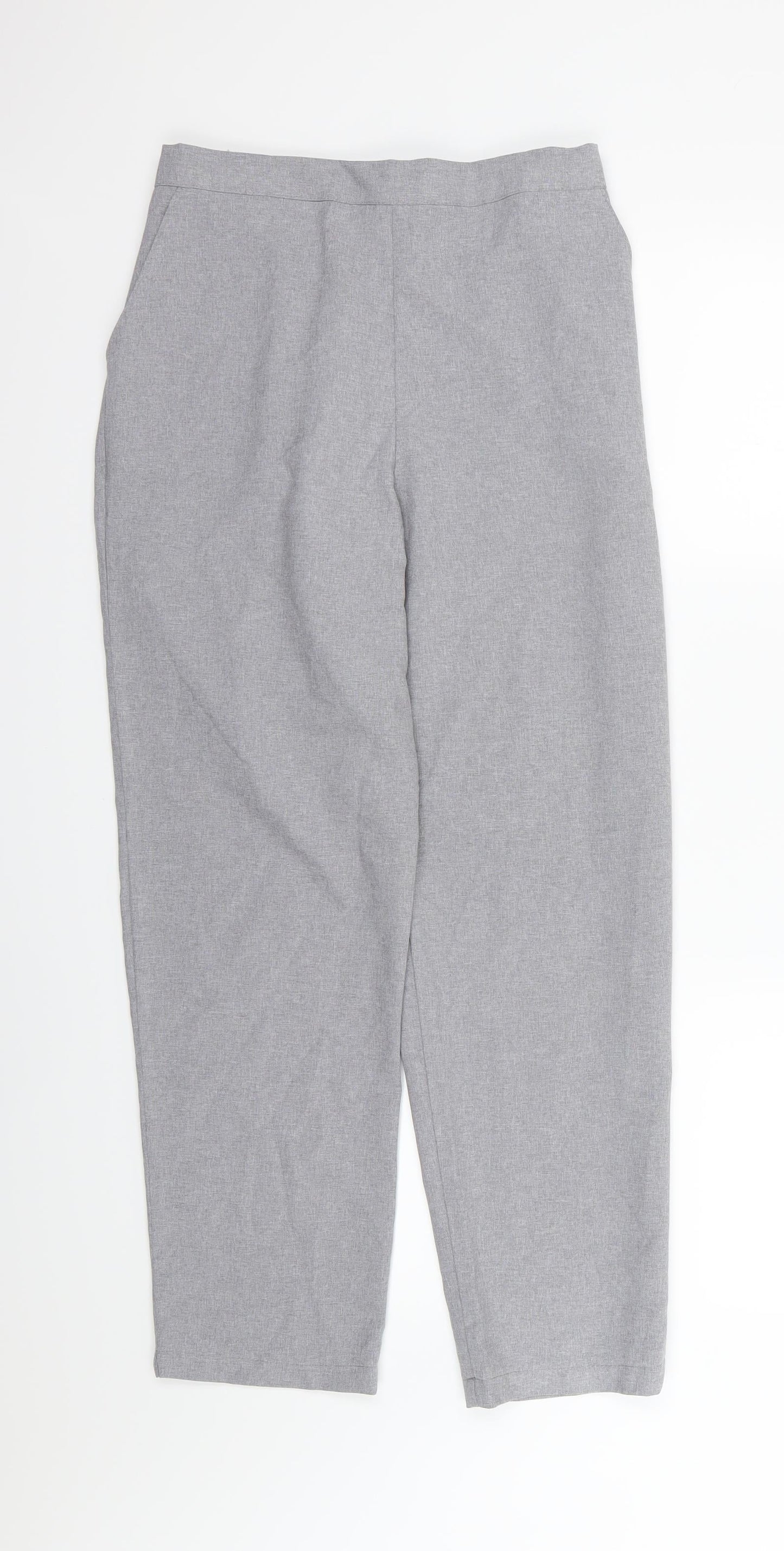 Womens UK Size 14 Emma Collection Regular Fit  Grey Trousers