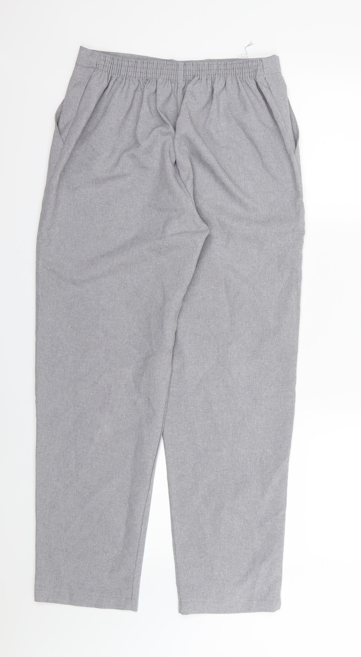 Womens UK Size 14 Emma Collection Regular Fit  Grey Trousers