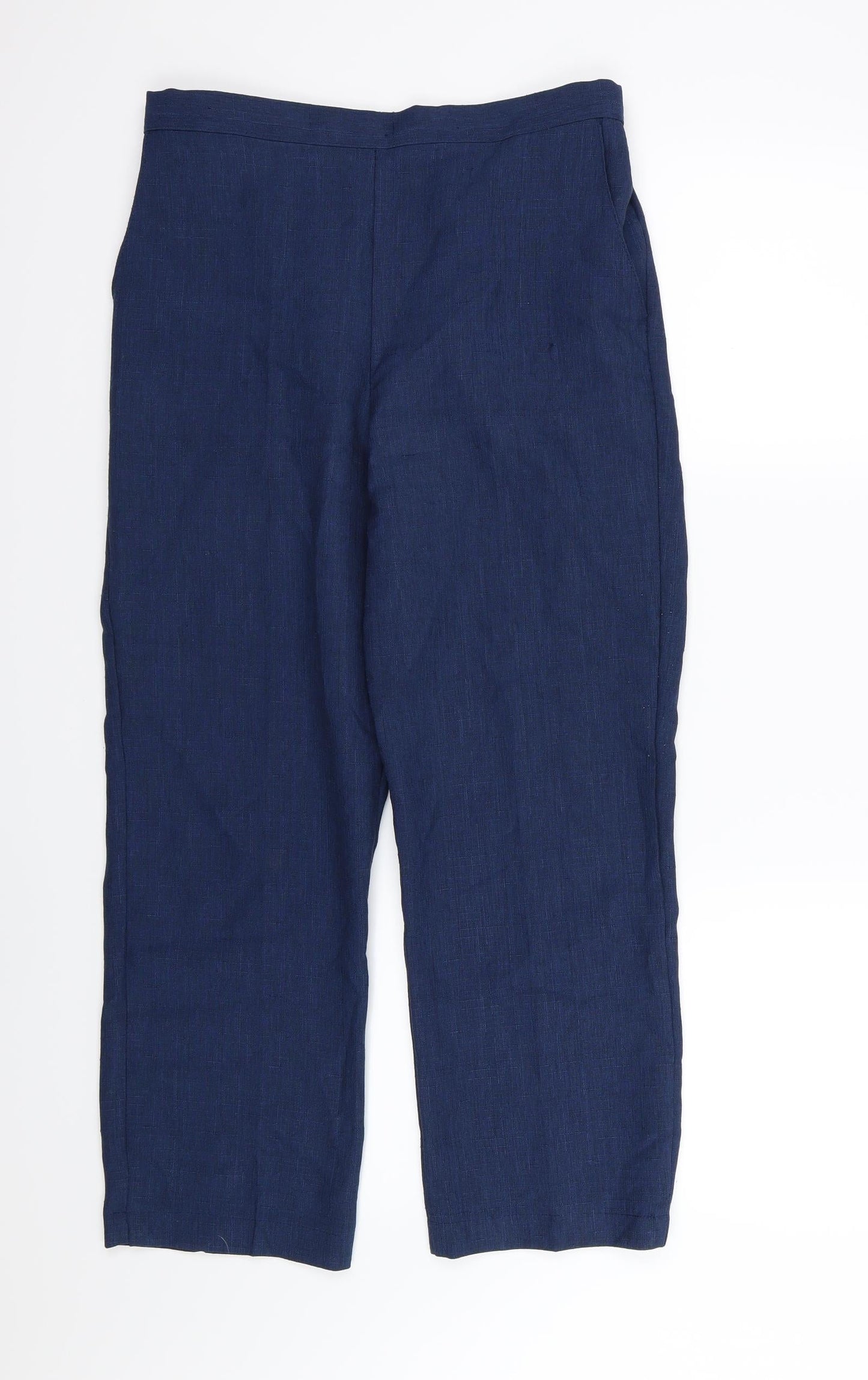 Womens UK Size 32 in Preworn Regular Fit  Blue Trousers