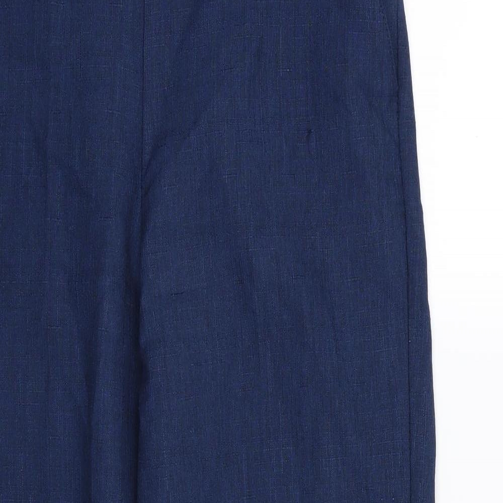 Womens UK Size 32 in Preworn Regular Fit  Blue Trousers