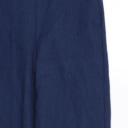 Womens UK Size 32 in Preworn Regular Fit  Blue Trousers