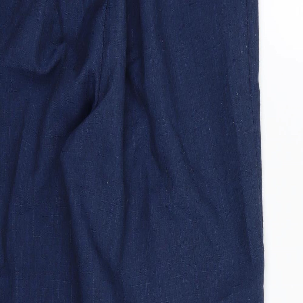 Womens UK Size 32 in Preworn Regular Fit  Blue Trousers