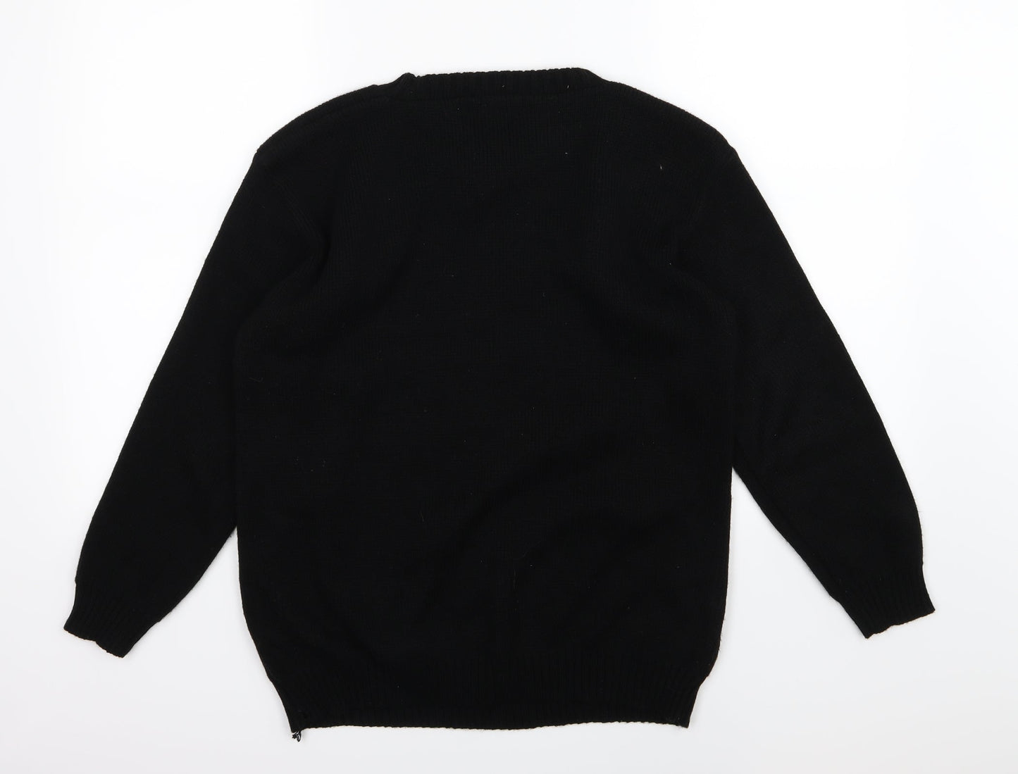 Sui collection Womens Black  Knit Pullover Jumper Size S  - Christmas