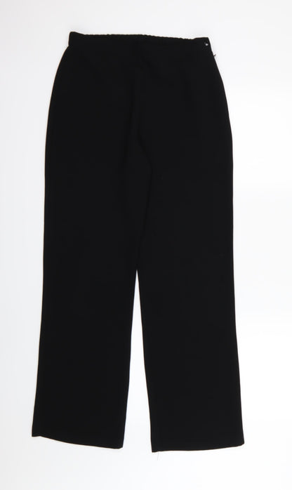 DASH Womens Black  Rayon Trousers  Size 10 L29 in