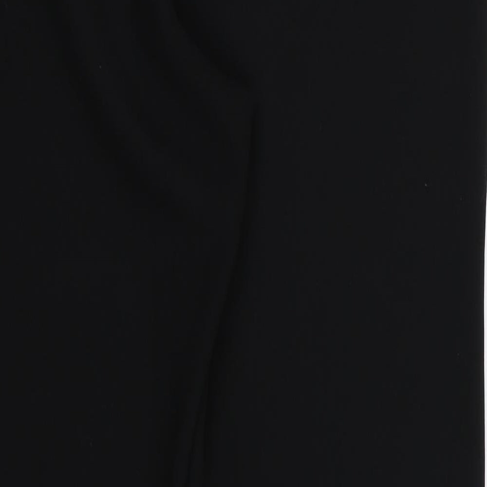 DASH Womens Black  Rayon Trousers  Size 10 L29 in