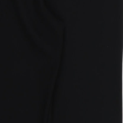DASH Womens Black  Rayon Trousers  Size 10 L29 in