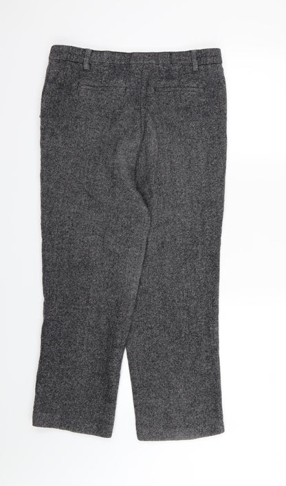 GARDEUR Womens Grey Herringbone  Trousers  Size 32 in L25 in