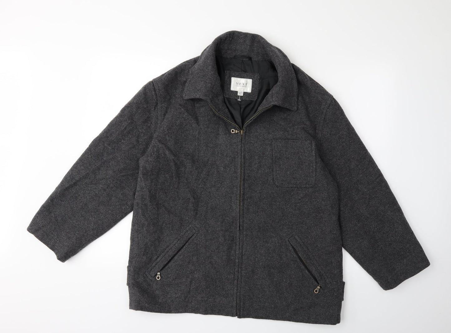 NEXT Womens Grey   Jacket Coat Size M