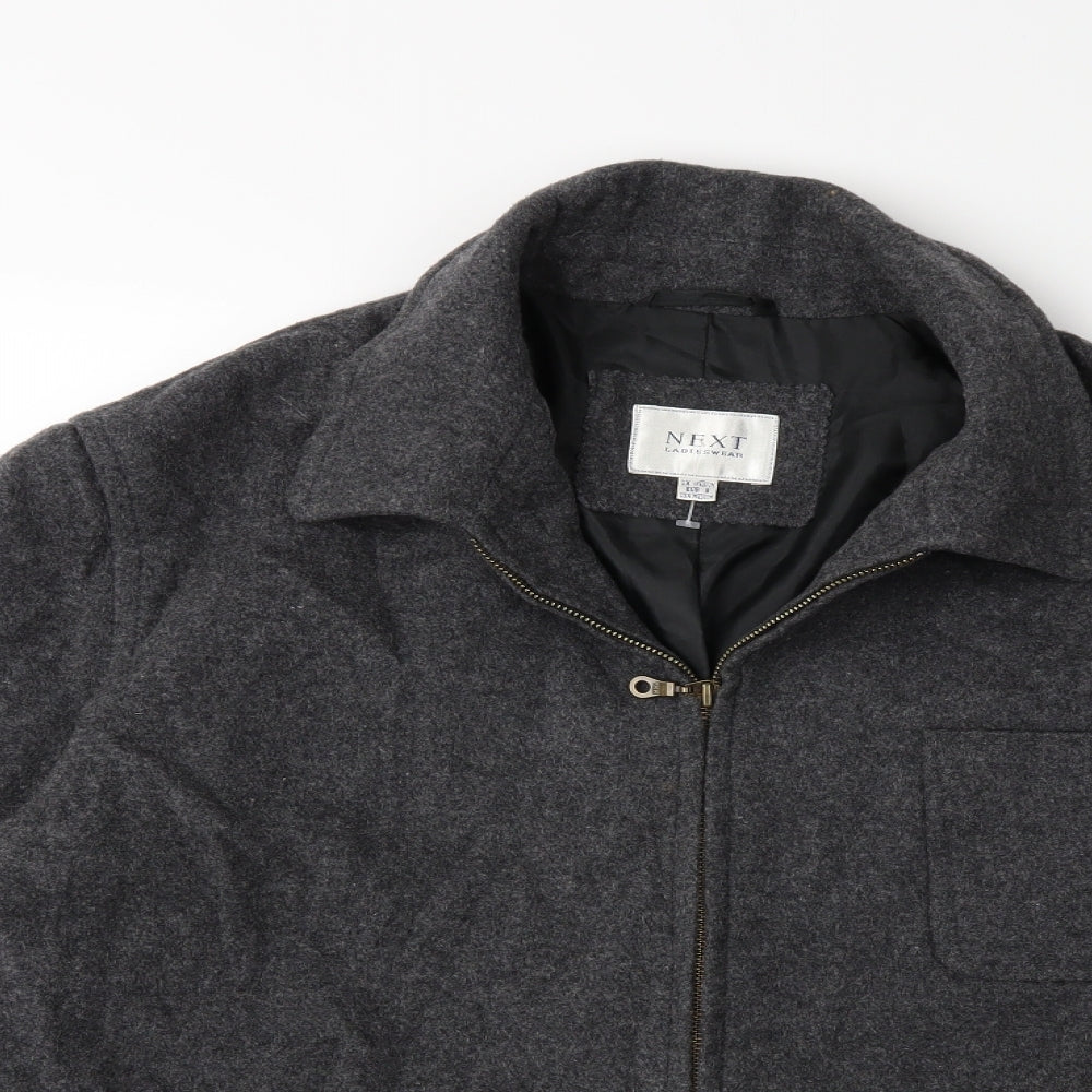 NEXT Womens Grey   Jacket Coat Size M