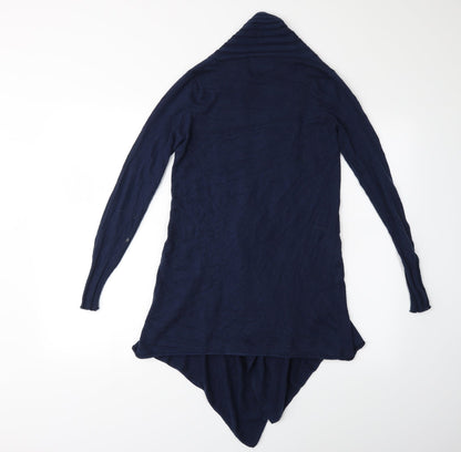 Papaya Womens Blue  Knit Cardigan Jumper Size 8