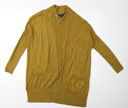 Atmosphere Womens Gold  Knit Cardigan Jumper Size 8