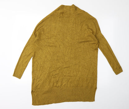 Atmosphere Womens Gold  Knit Cardigan Jumper Size 8