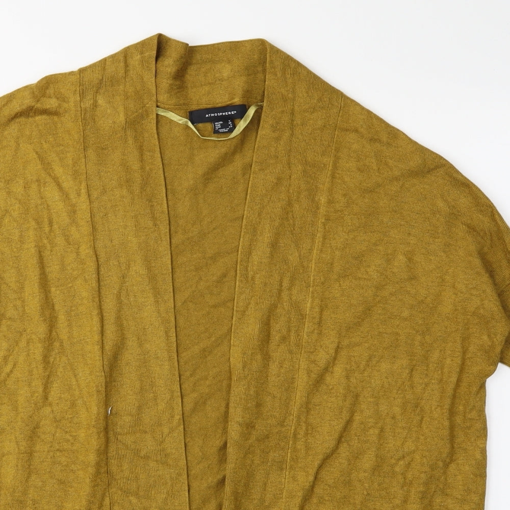 Atmosphere Womens Gold  Knit Cardigan Jumper Size 8