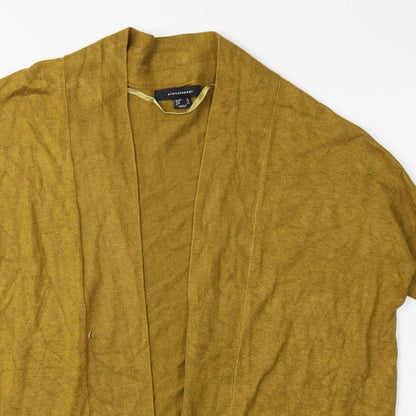 Atmosphere Womens Gold  Knit Cardigan Jumper Size 8