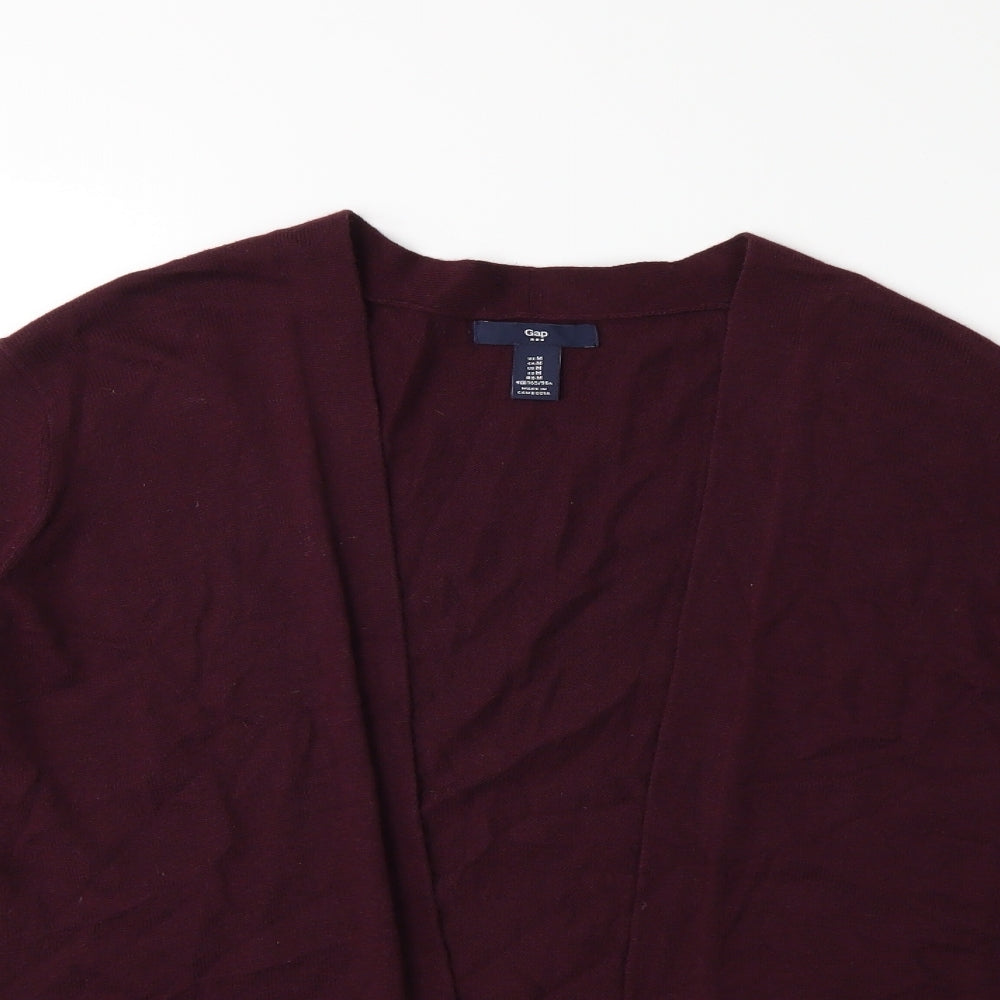 Gap Womens Red  Knit Cardigan Jumper Size M