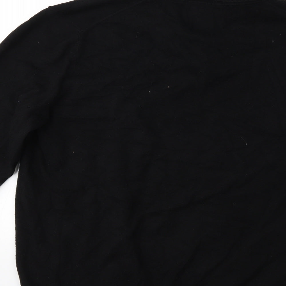 Burton Mens Black  Knit Pullover Jumper Size M