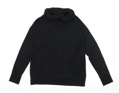 Womens UK Size S FOREVER 21 Black Pullover Sweatshirt