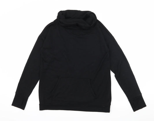 Womens UK Size S FOREVER 21 Black Pullover Sweatshirt