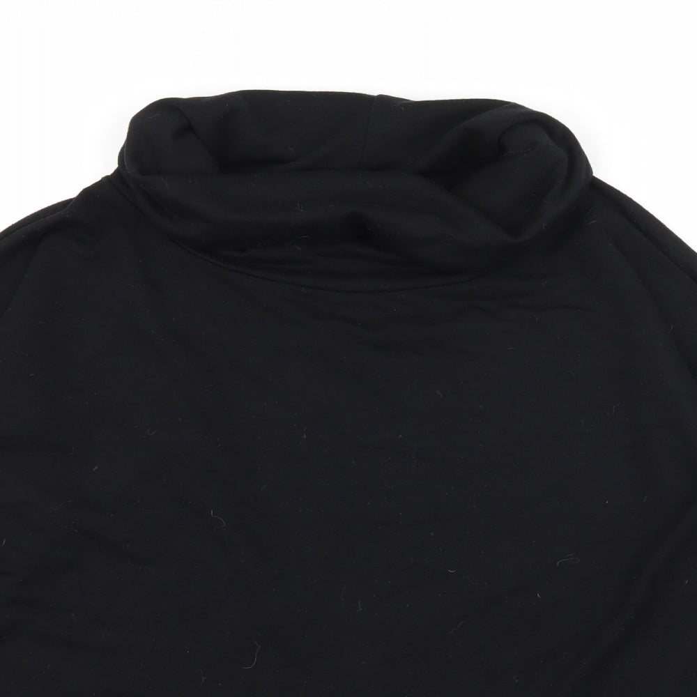 Womens UK Size S FOREVER 21 Black Pullover Sweatshirt
