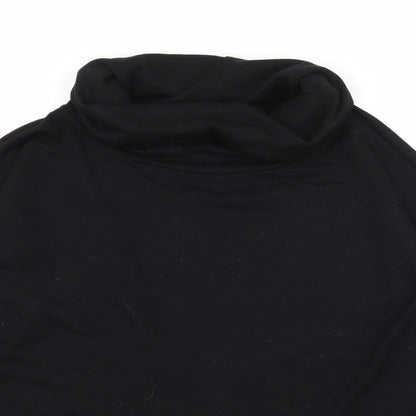 Womens UK Size S FOREVER 21 Black Pullover Sweatshirt