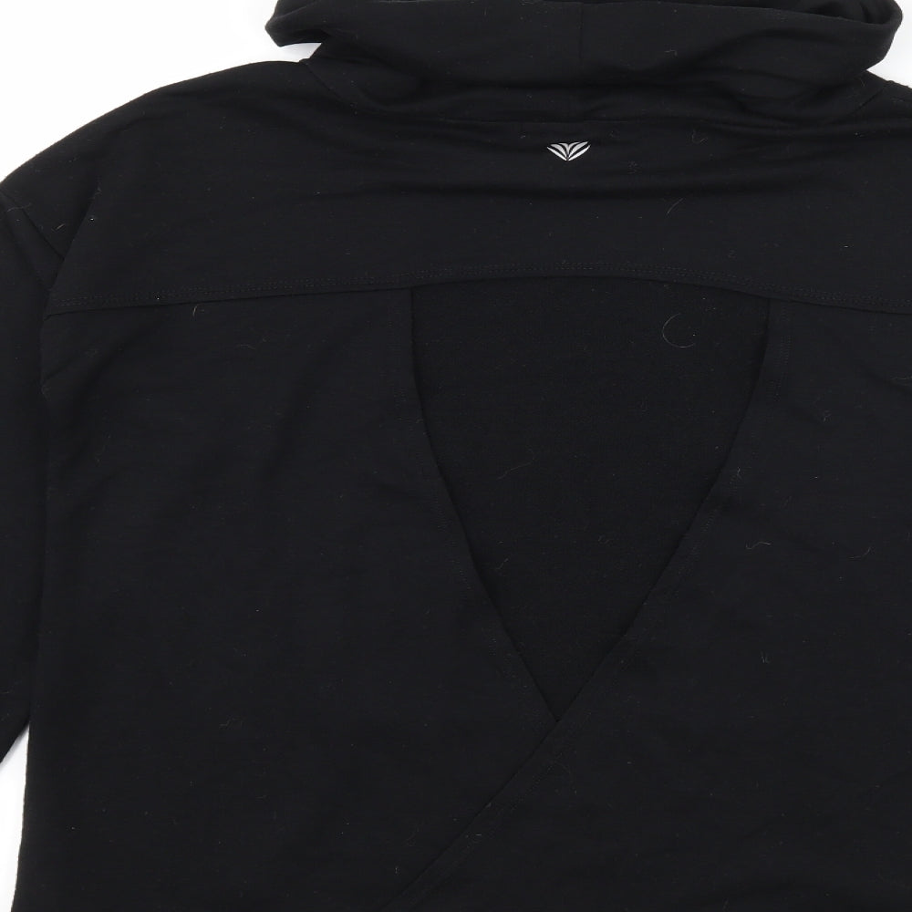 Womens UK Size S FOREVER 21 Black Pullover Sweatshirt