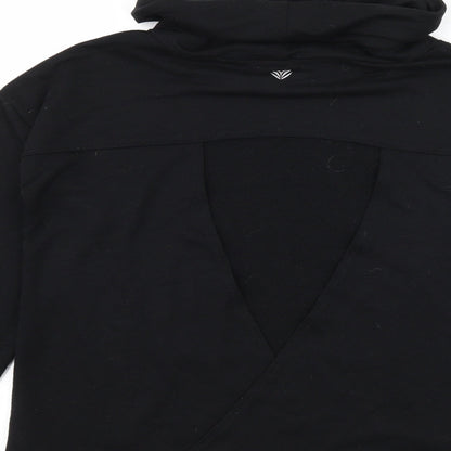 Womens UK Size S FOREVER 21 Black Pullover Sweatshirt