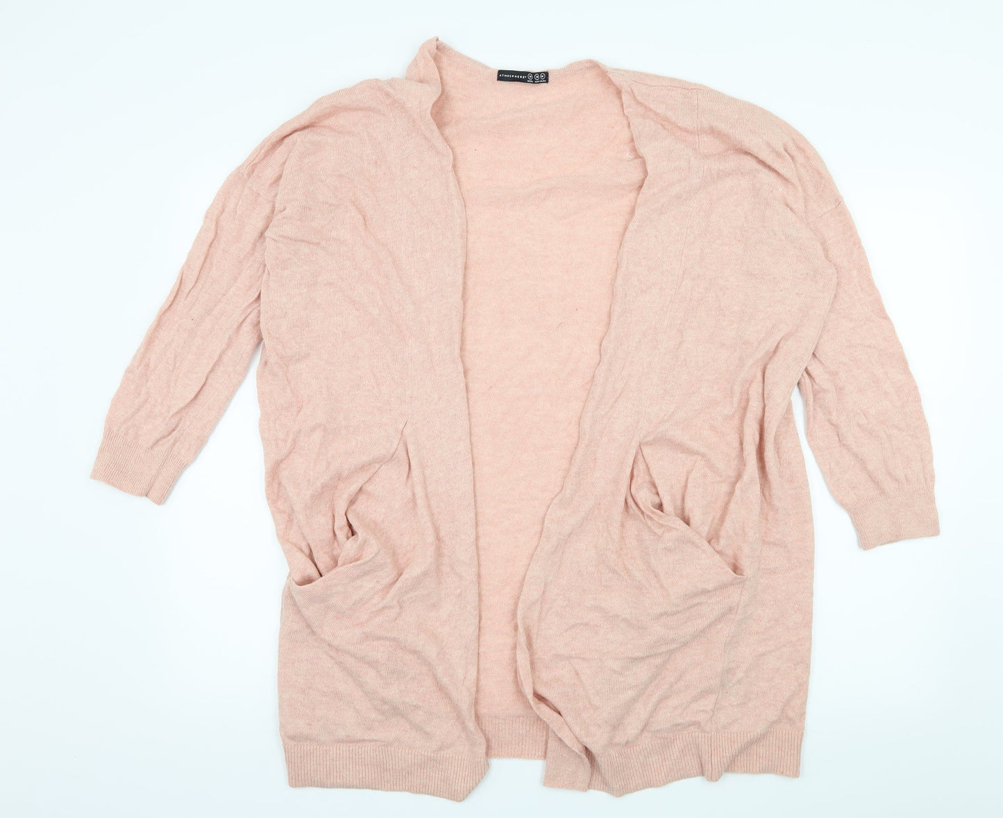 Atmosphere Womens Pink  Knit Cardigan Jumper Size M