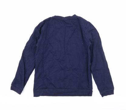 PEP & CO Boys Blue  Jersey Pullover Sweatshirt Size 8-9 Years  - Skull